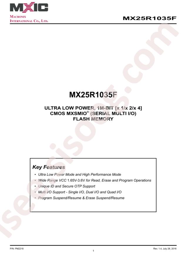 MX25R1035FM1IL0