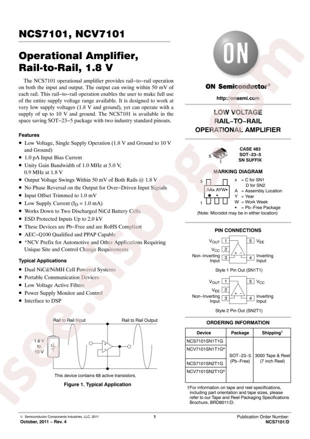 NCV7101SN2T1G