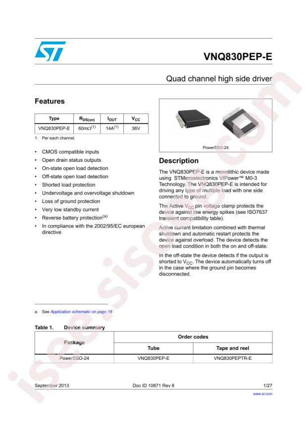 VNQ830PEP-E