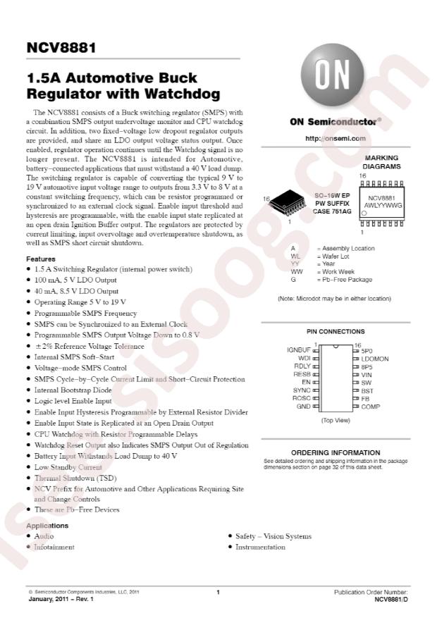 NCV8881PWR2G
