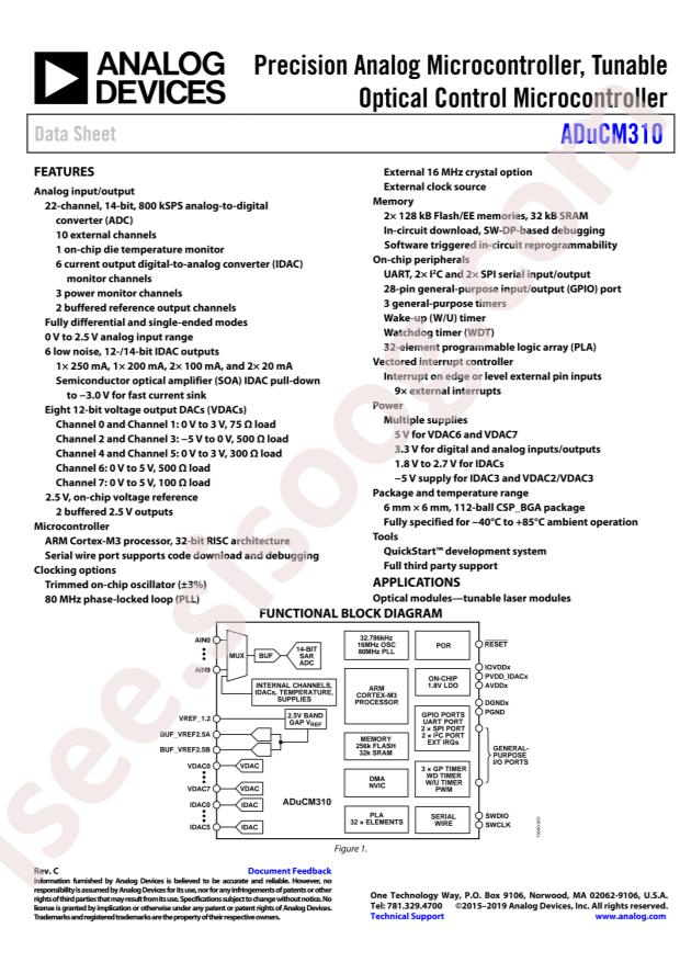ADUCM310BBCZ