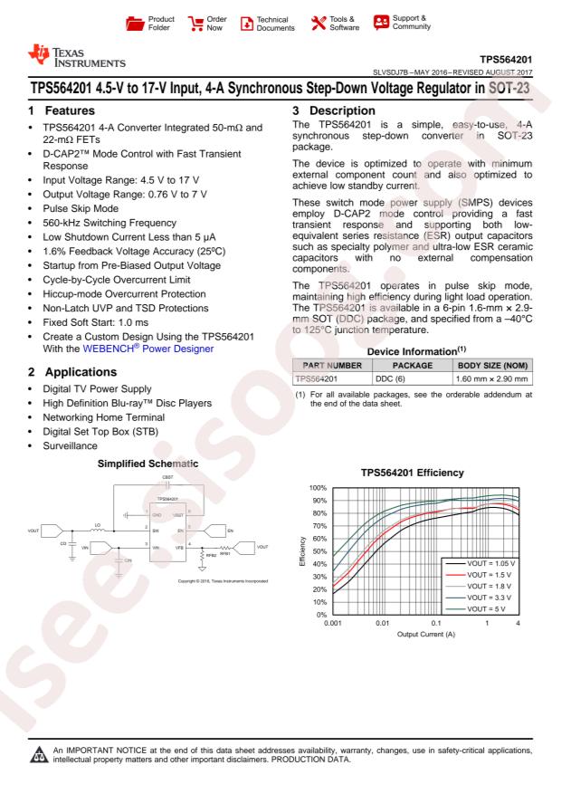 TPS564201DDCR