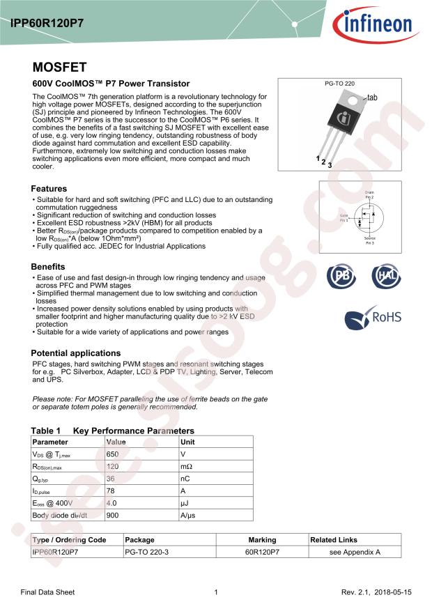 IPP60R120P7