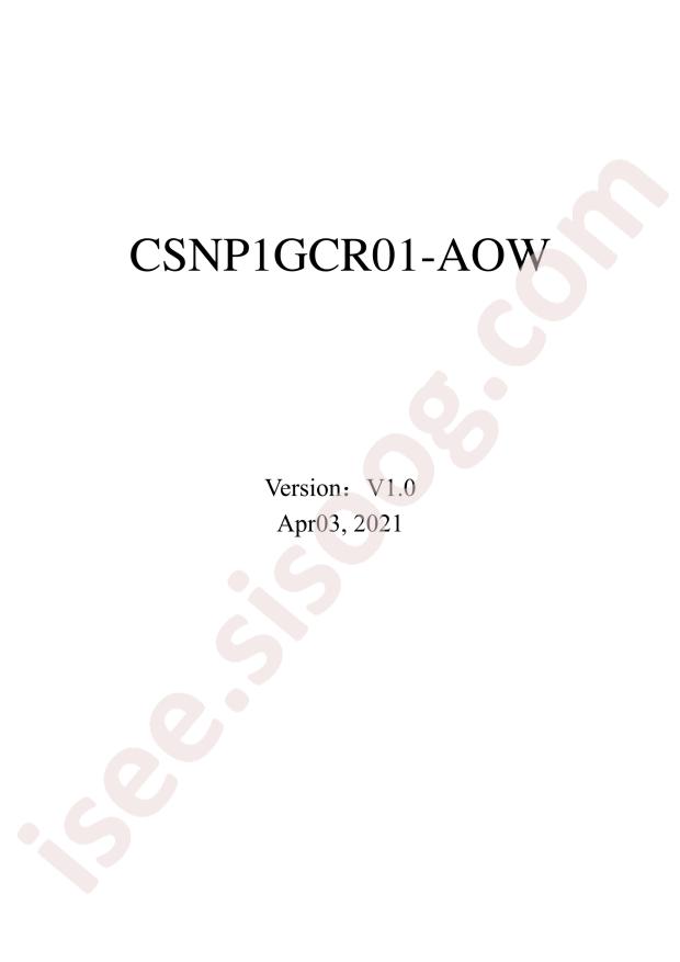 CSNP1GCR01-AOW