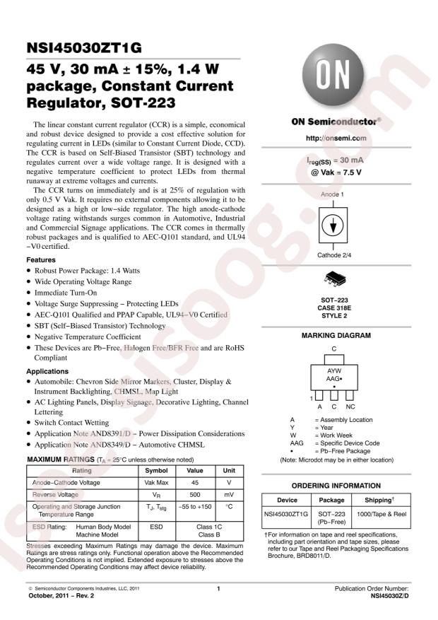 NSI45030ZT1G