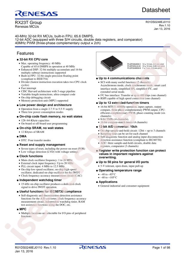R5F523T5ADFM#50