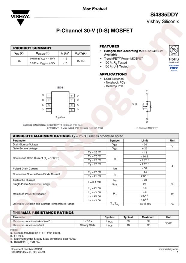 SI4835DDY-T1-GE3