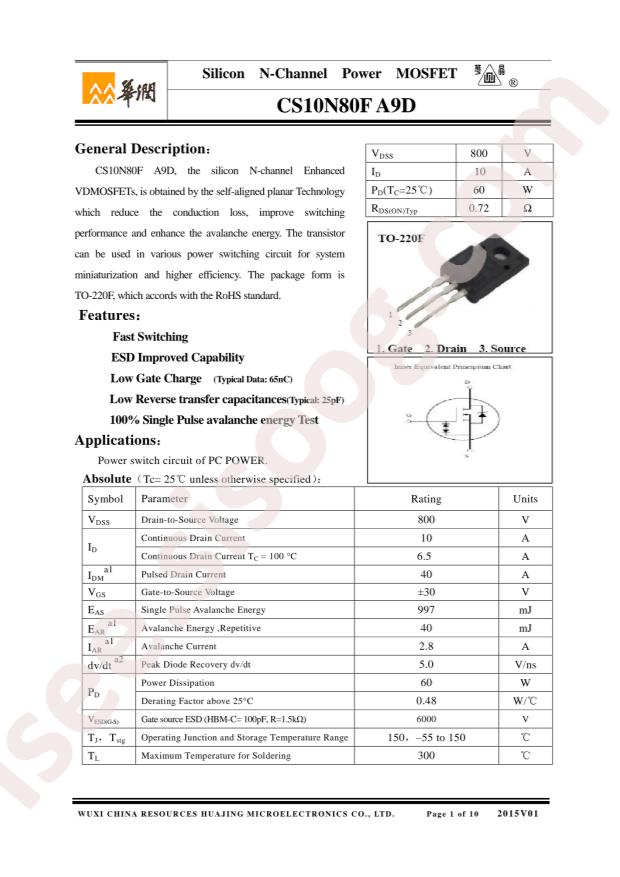 CS10N80FA9D