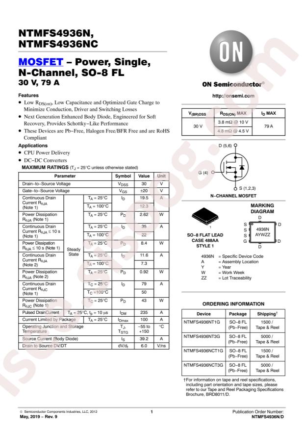 NTMFS4936NT3G