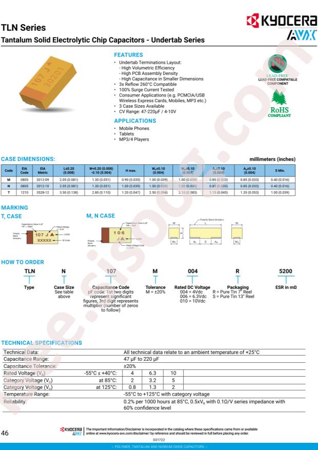 TLNS157M006R2500
