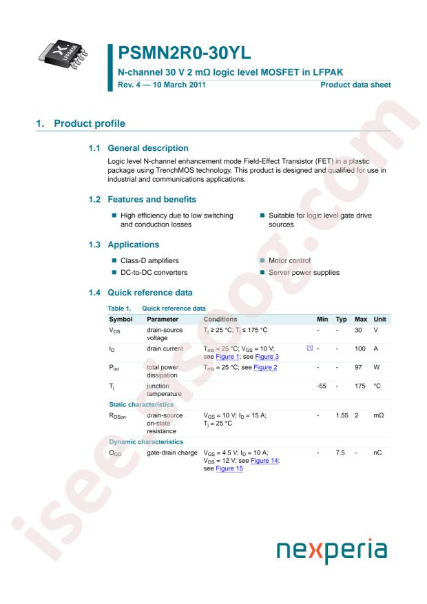 PSMN2R0-30YL,115