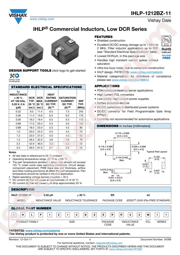 IHLP1212BZER2R2M11