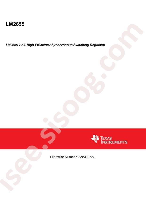 LM2655MTC-ADJ/NOPB
