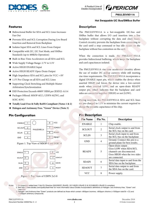 PI6ULS5V9511AUEX