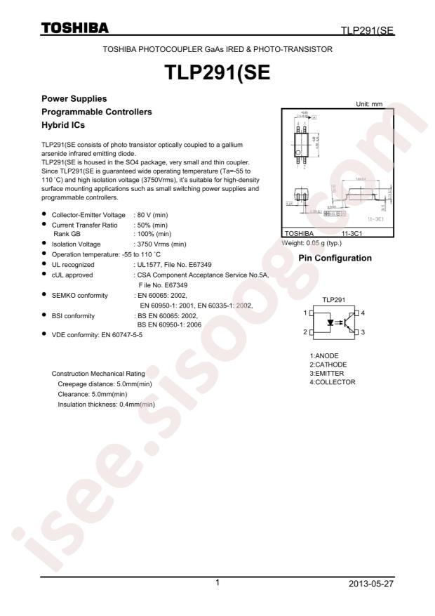 TLP291(GR-TP,SE