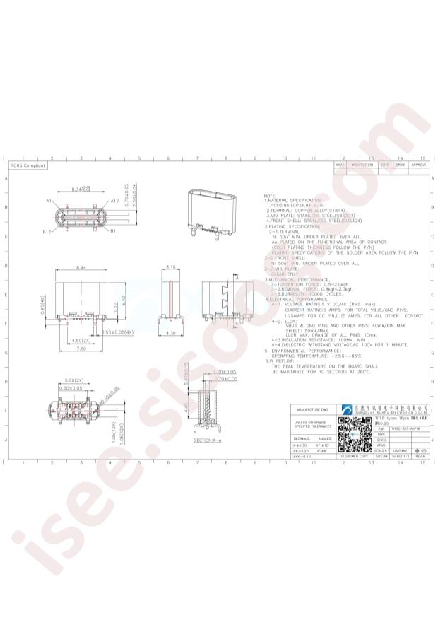 TYPEC-303-ACP16