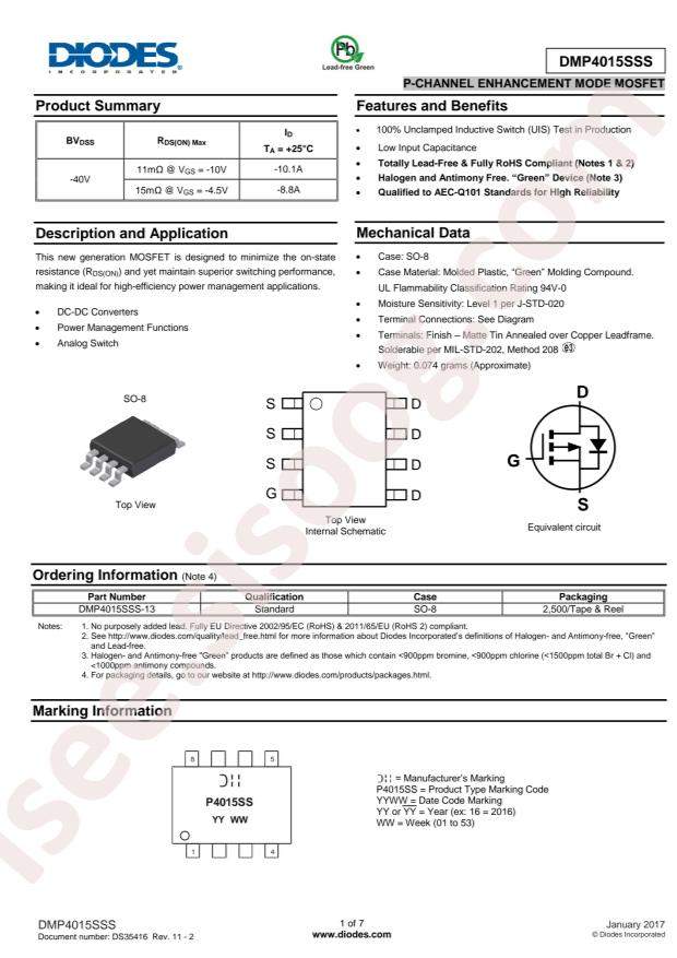 DMP4015SSS-13