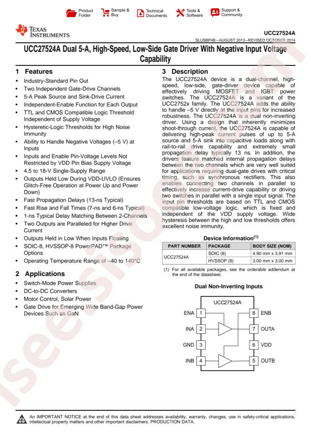 UCC27524ADR