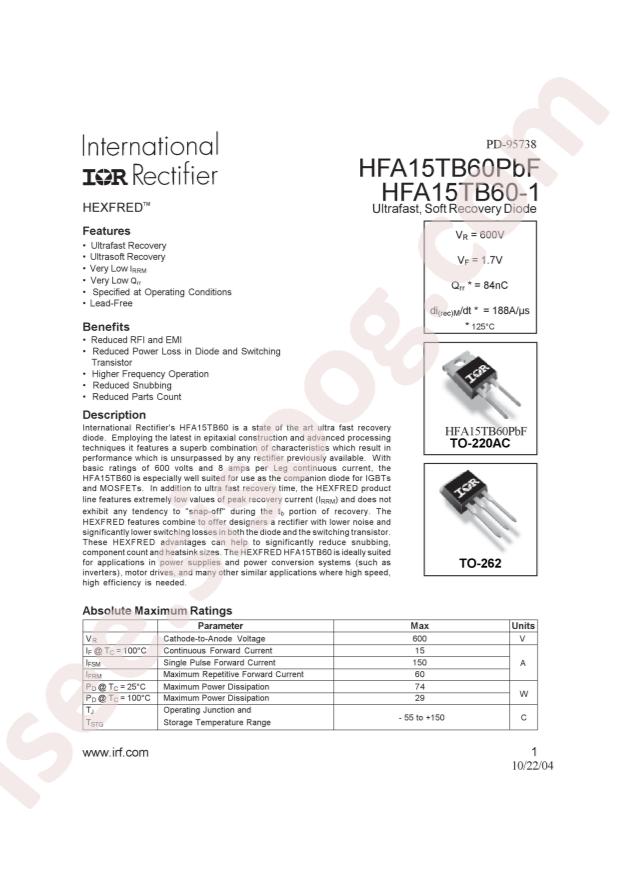 HFA15TB60PBF