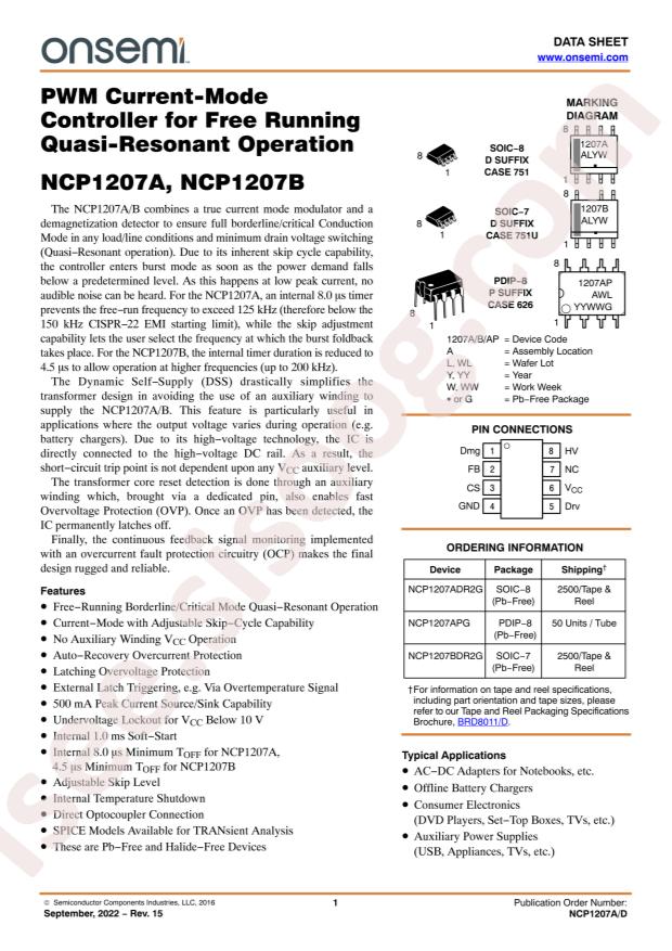 NCP1207APG