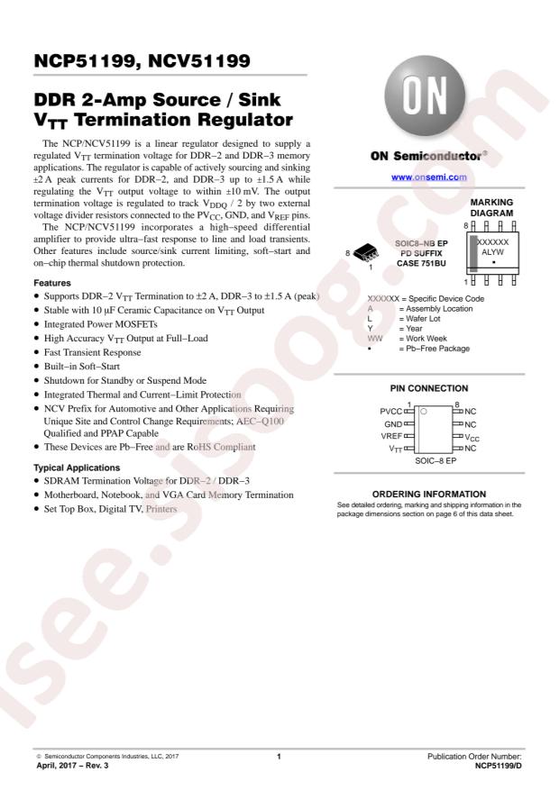 NCV51199PDR2G