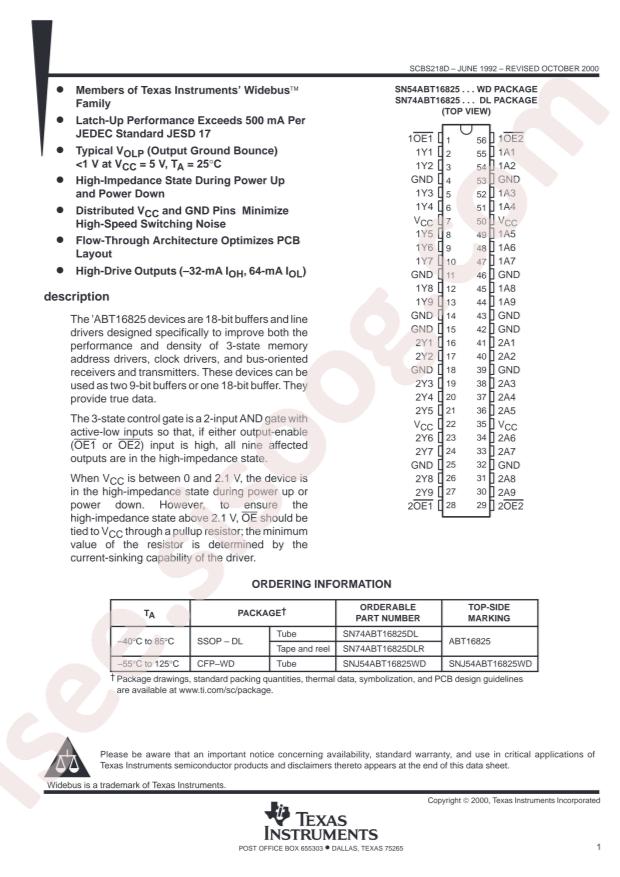 SN74ABT16825DLR