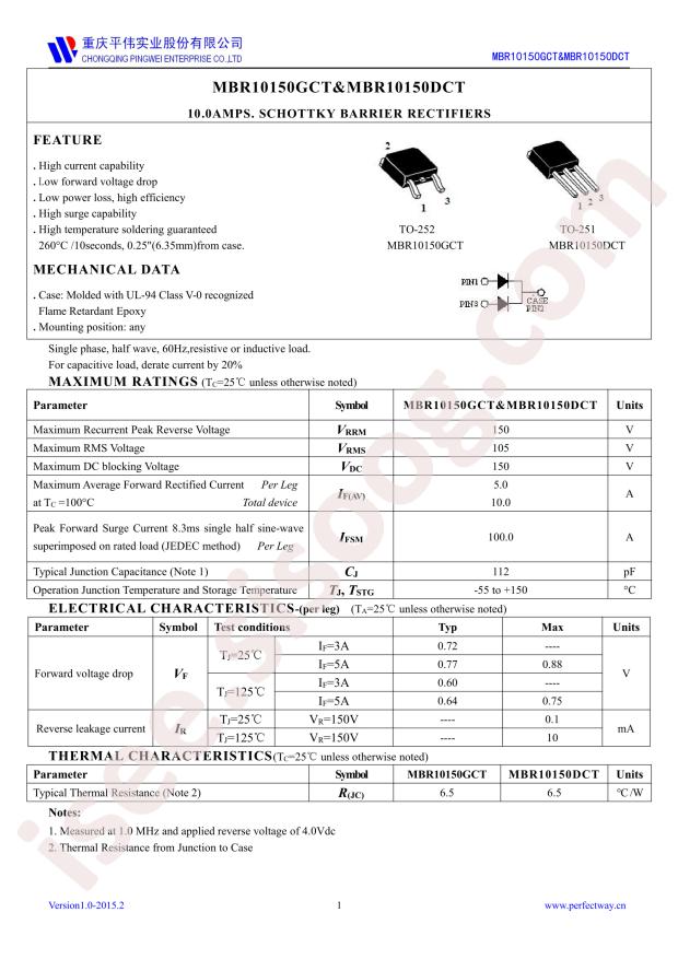 MBR10150GCT