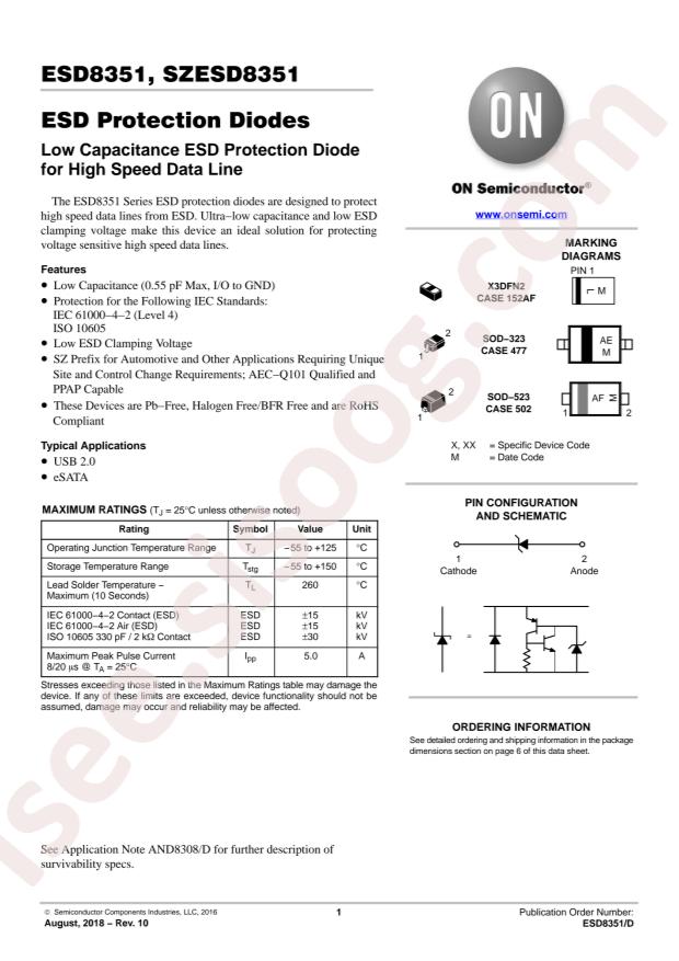 SZESD8351HT1G