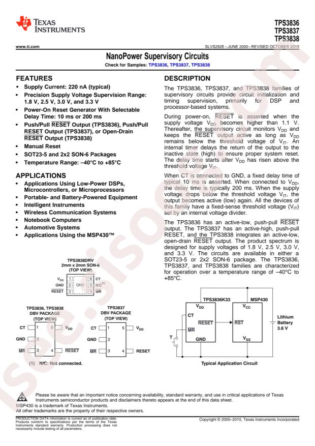 TPS3836K33DBVT