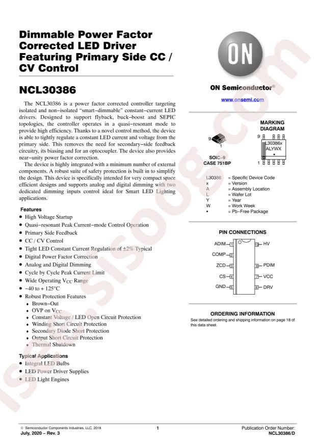 NCL30386B2DR2G