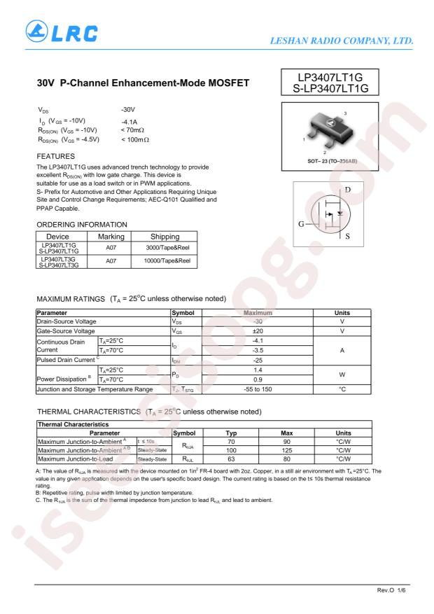 LP3407LT1G