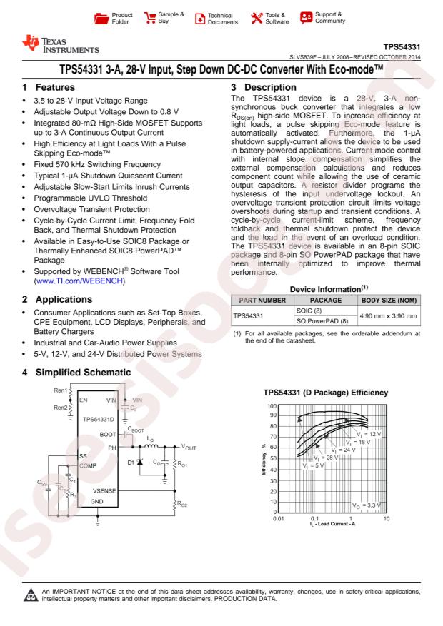 TPS54331DDAR
