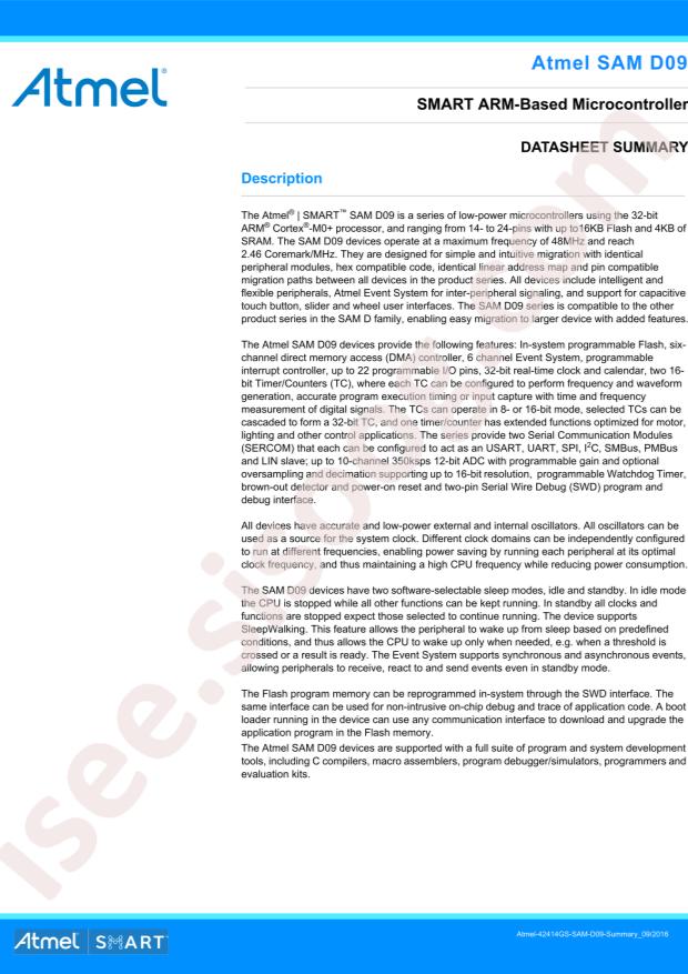 ATSAMD09C13A-SSUT