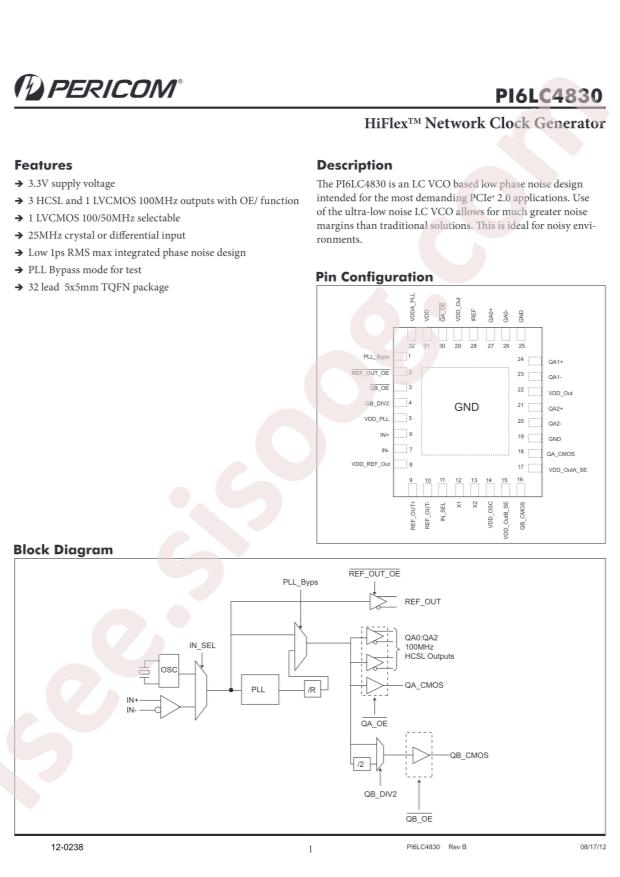 PI6LC4830ZHEX