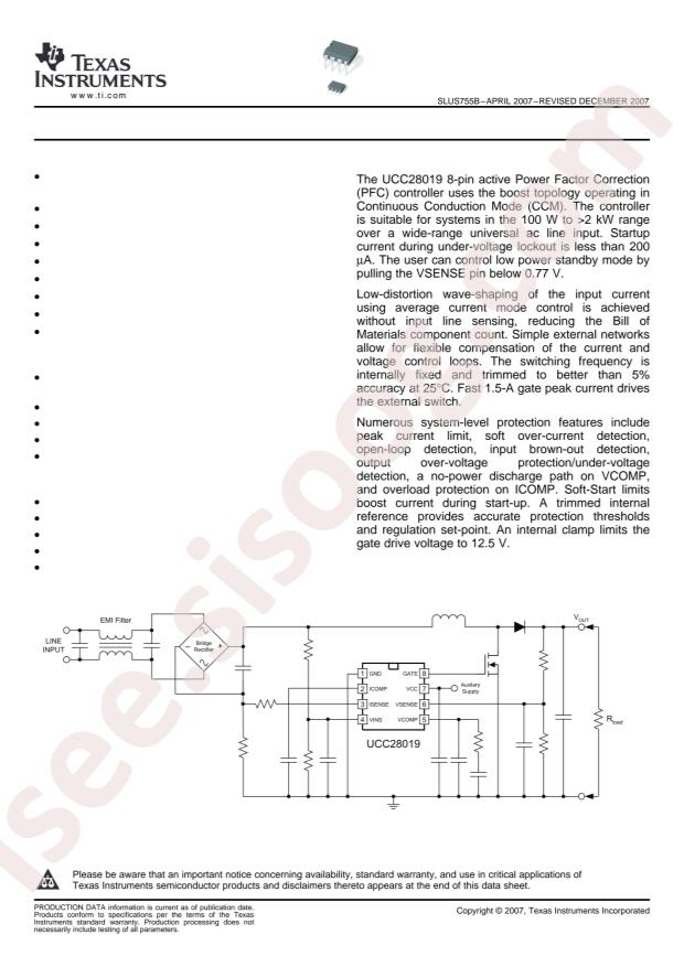 UCC28019ADR