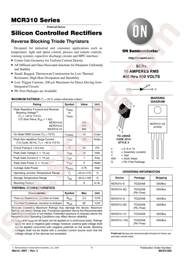 MCR310-10G
