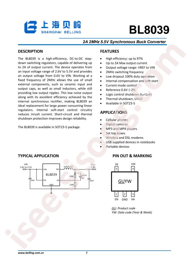 BL8039CB5TR