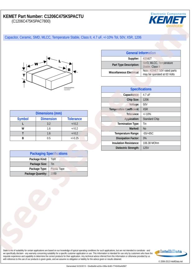 C1206C475K5PACTU