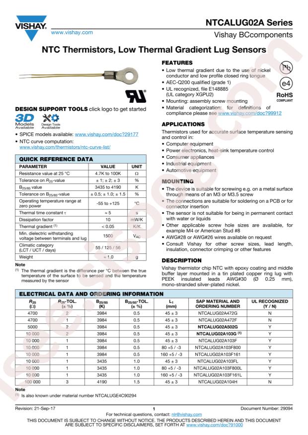 NTCALUG02A103F
