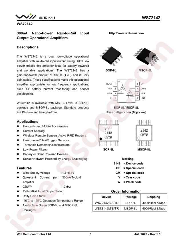 WS72142M-8/TR