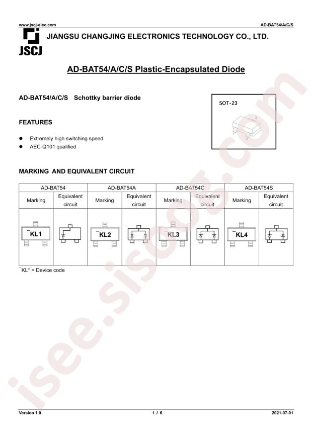 AD-BAT54C