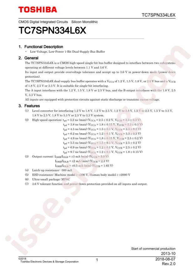 TC7SPN334L6X,LF