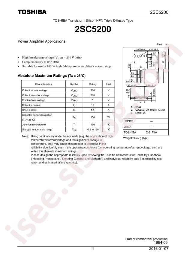 2SC5200-O(Q)