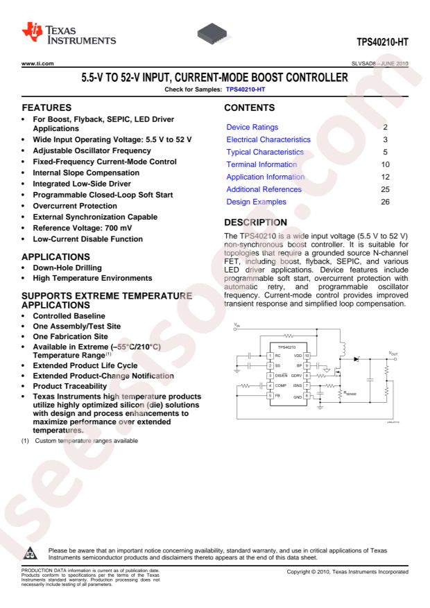TPS40210SHKK