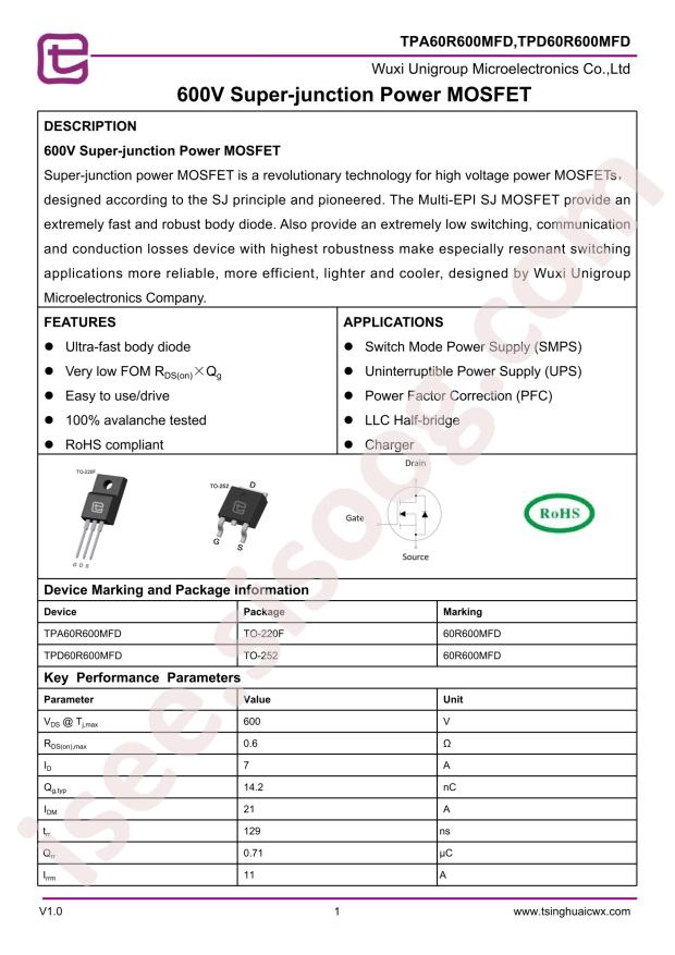 TPA60R600MFD