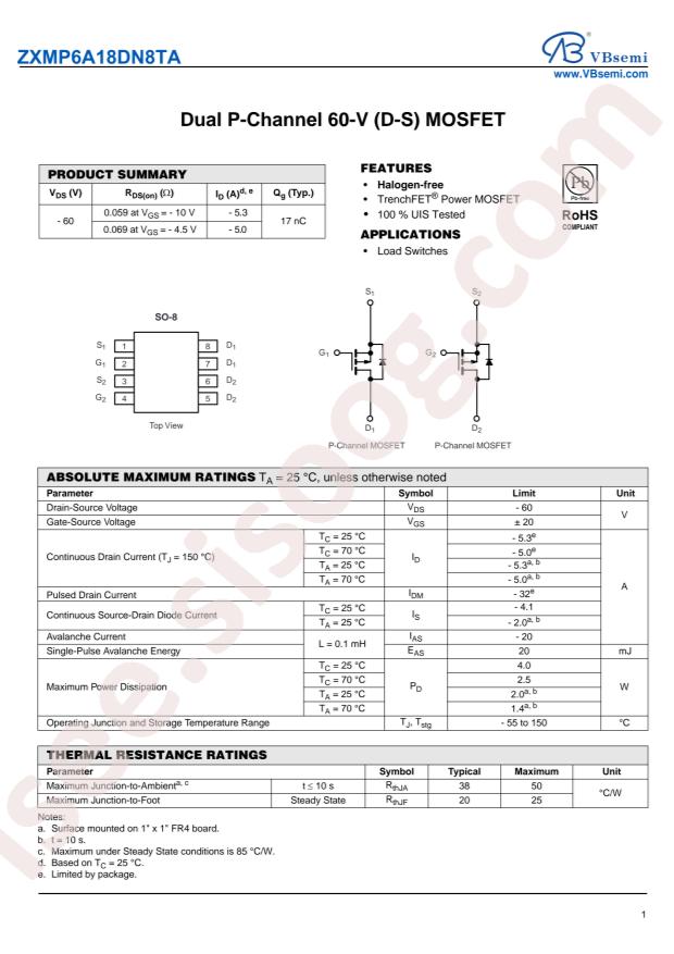 ZXMP6A18DN8TA-VB