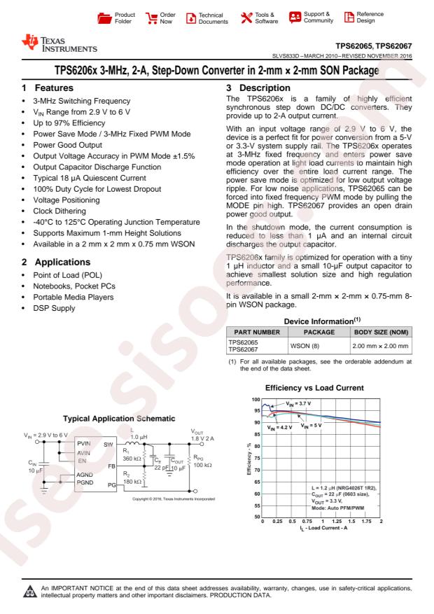 TPS62065DSGR