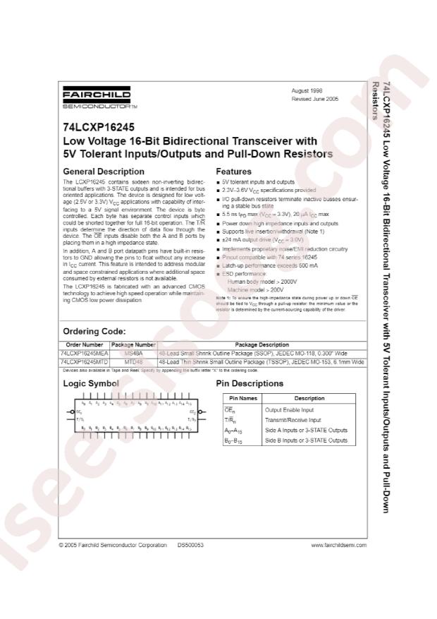 74LCXP16245MTD