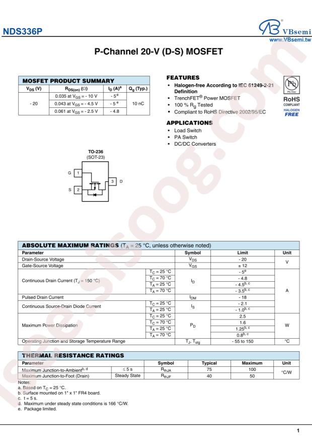 NDS336P-VB