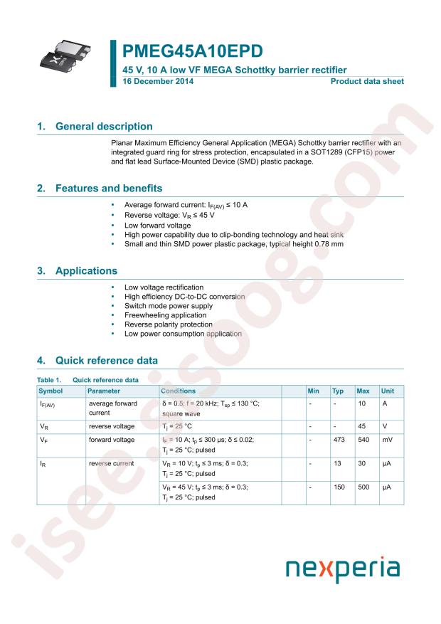 PMEG45A10EPDZ